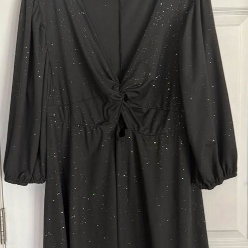 3xl black sparkly dress